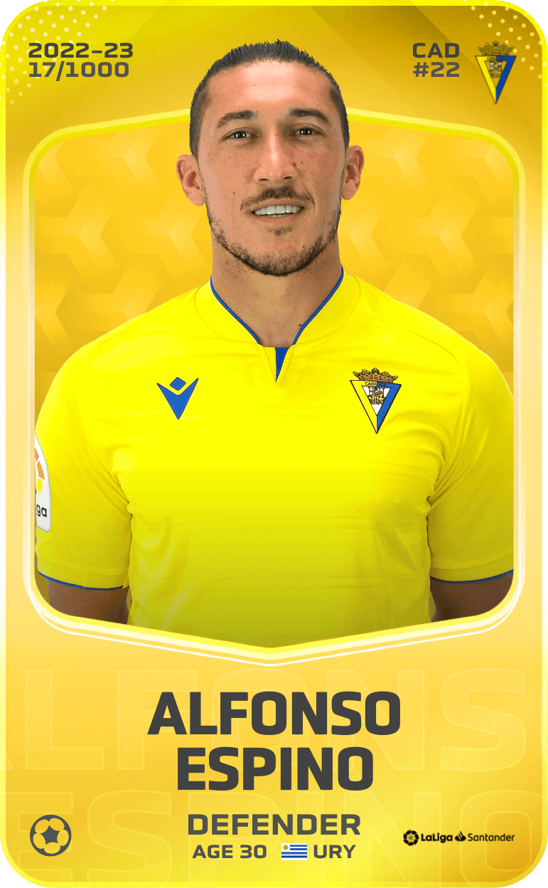 Alfonso Espino 2022-23 • Limited 17/1000