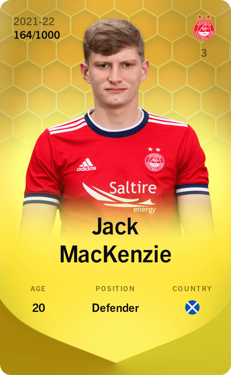 Jack MacKenzie 2021-22 • Limited 164/1000