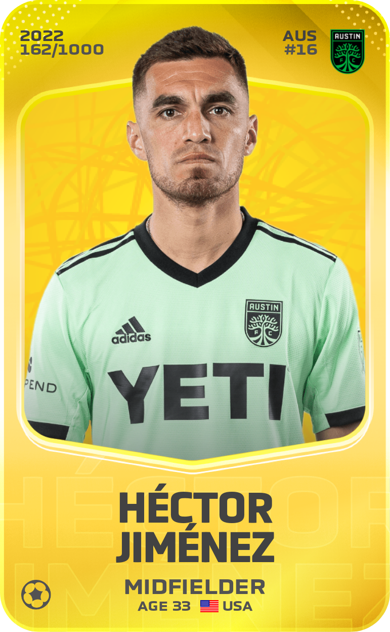 Sorare - Sorare Official - Héctor Jiménez 2022-23 • Limited 162/1000 - NFT # 43684993674335757565472199978558175763136280004964698021964596079097985537472