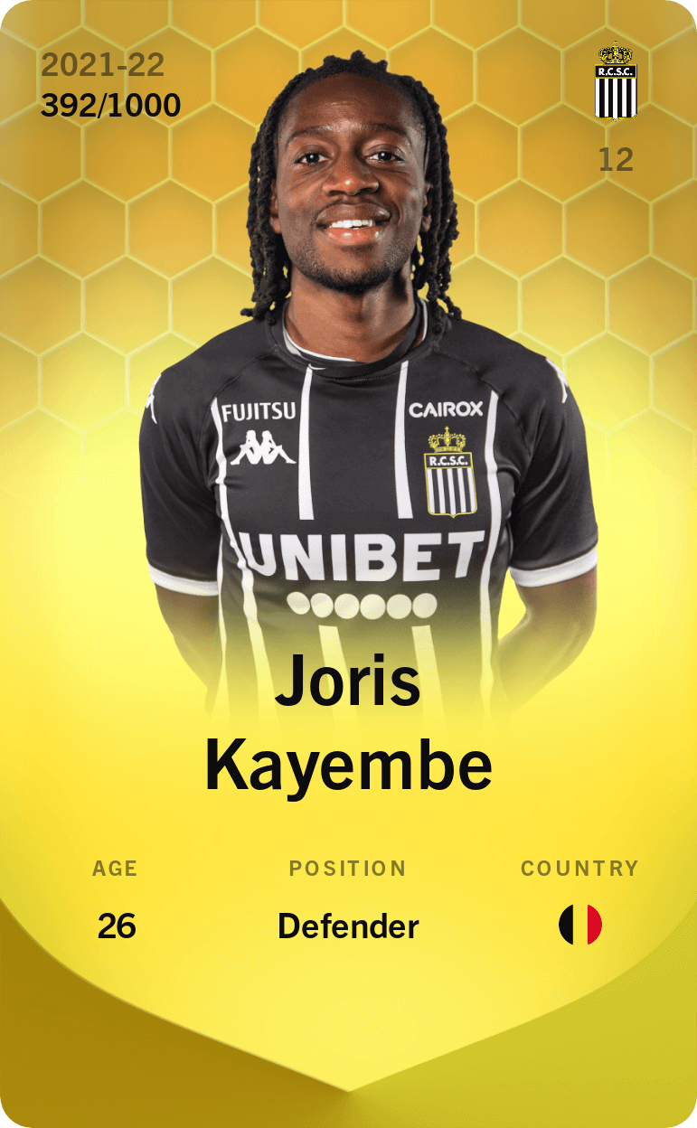 Joris Kayembe 2021-22 • Limited 392/1000