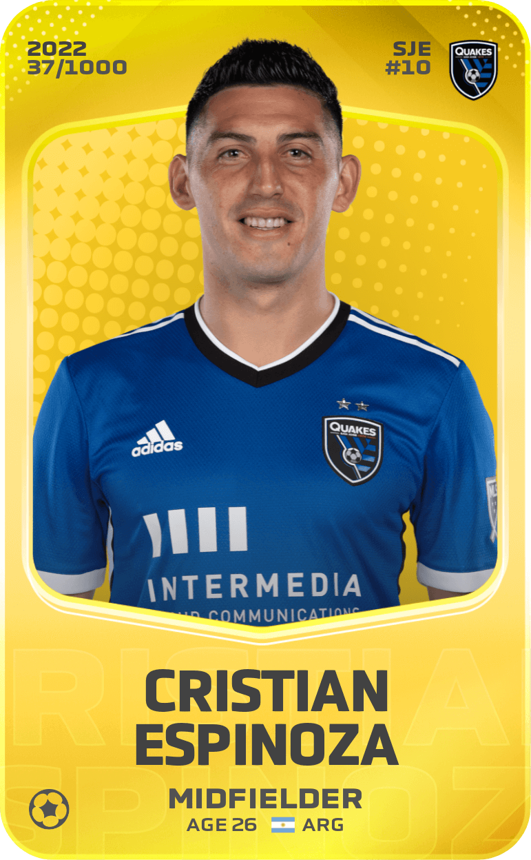 Cristian Espinoza 2022-23 • Limited 37/1000