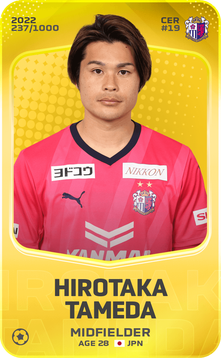 Hirotaka Tameda 2022-23 • Limited 237/1000