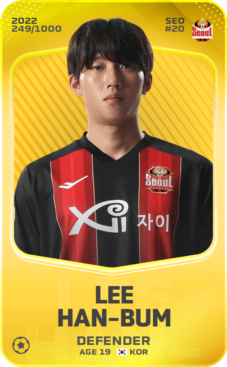 Lee Han-Bum 2022-23 • Limited 249/1000