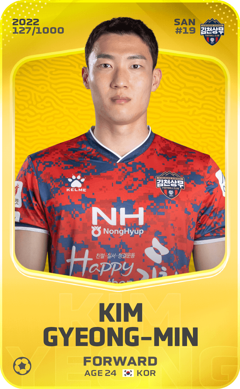 Kim Gyeong-Min 2022-23 • Limited 127/1000