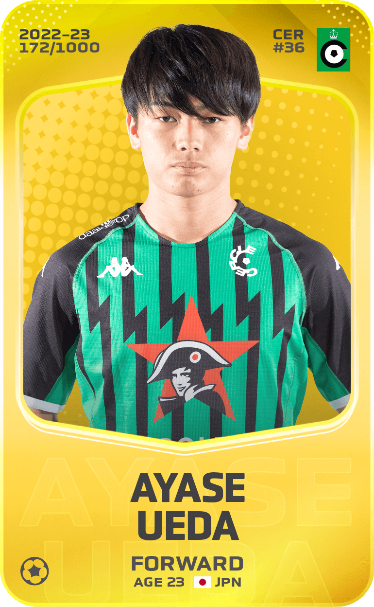 Ayase Ueda 2022-23 • Limited 172/1000