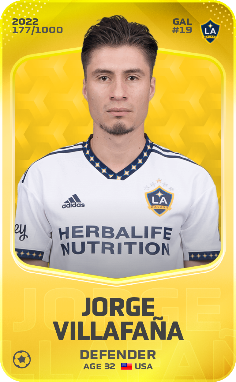 Sorare - Sorare Official - Jorge Villafaña 2022-23 • Limited 177/1000 - NFT # 72624460888203541289011110090965221293590139538741784042773127665958919397064