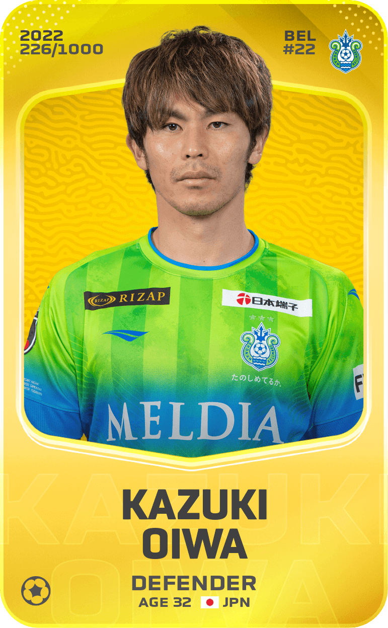 Kazuki Oiwa 2022-23 • Limited 226/1000