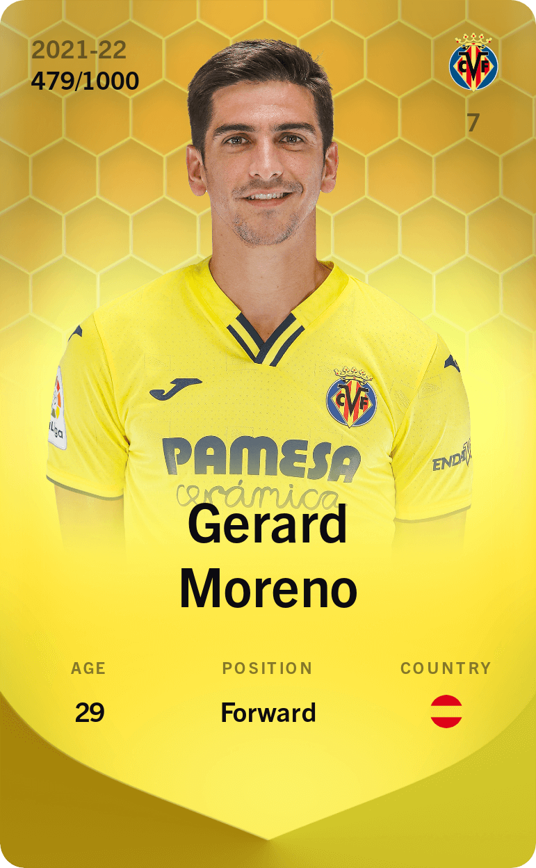 Gerard Moreno 2021-22 • Limited 479/1000