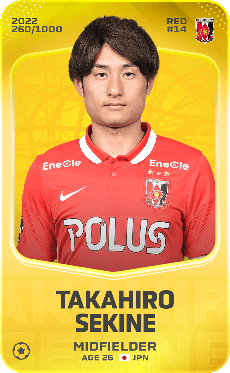 Takahiro Sekine 2022-23 • Limited 260/1000