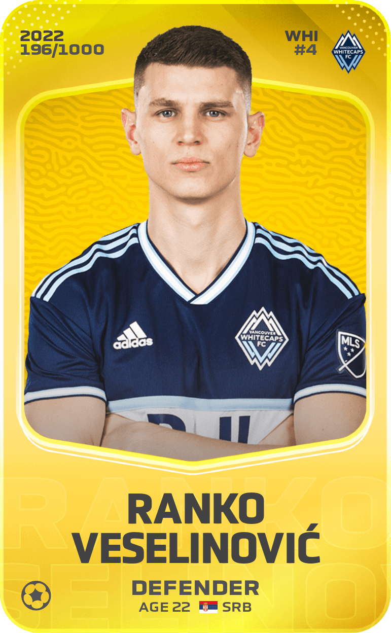 Ranko Veselinović 2022-23 • Limited 196/1000
