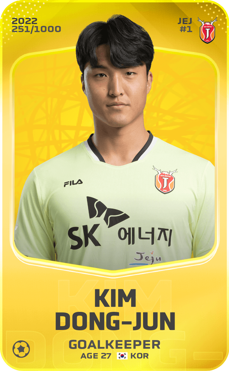 Kim Dong-Jun 2022-23 • Limited 251/1000