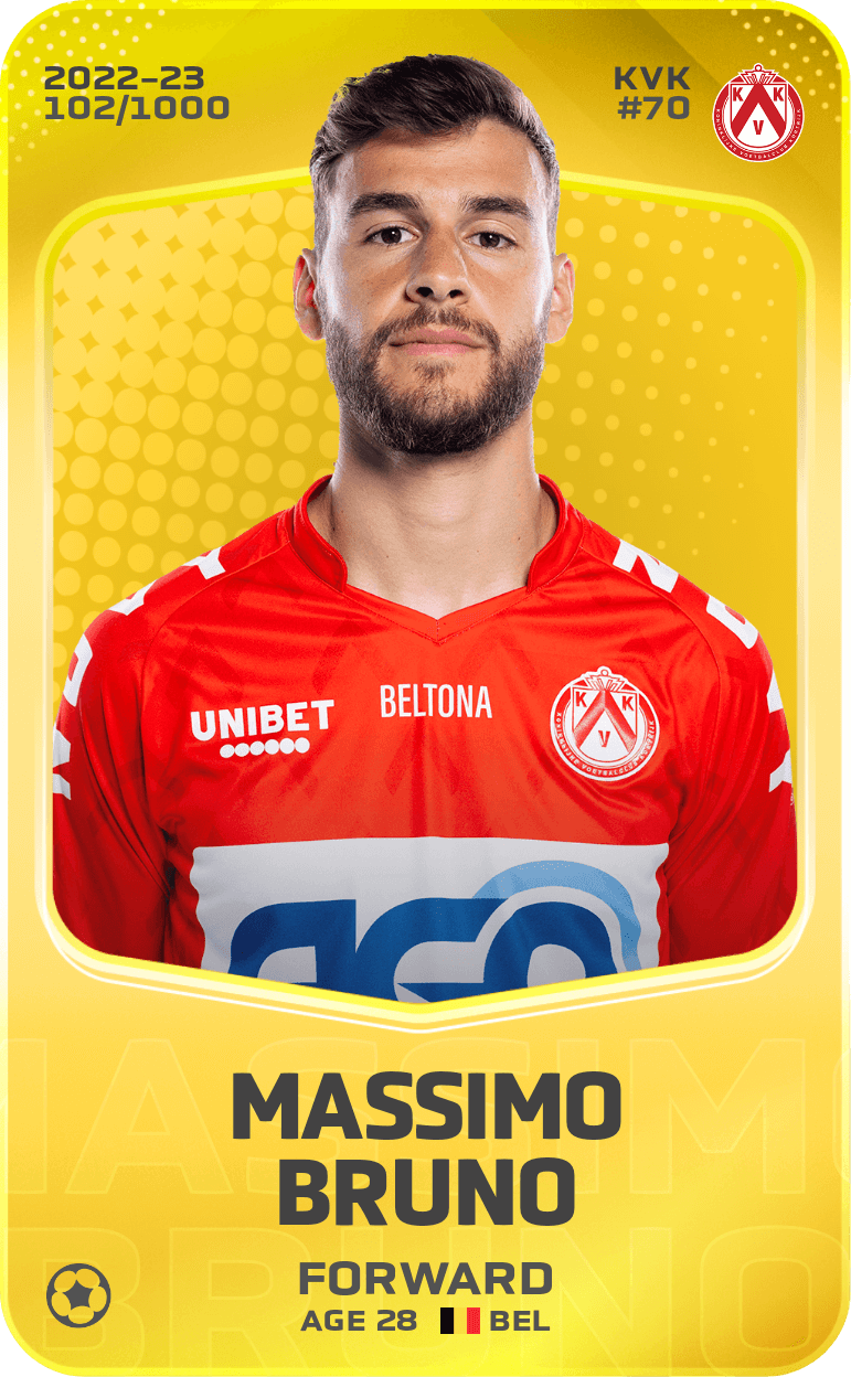 Massimo Bruno 2022-23 • Limited 102/1000