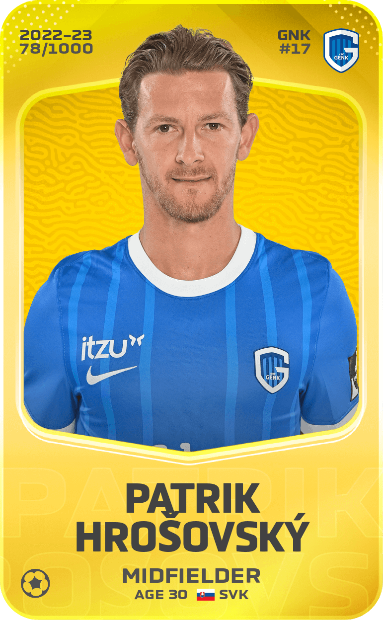 Patrik Hrošovský 2022-23 • Limited 78/1000
