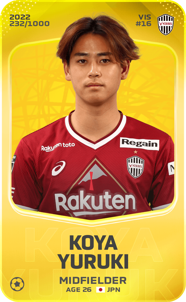 Koya Yuruki 2022-23 • Limited 232/1000