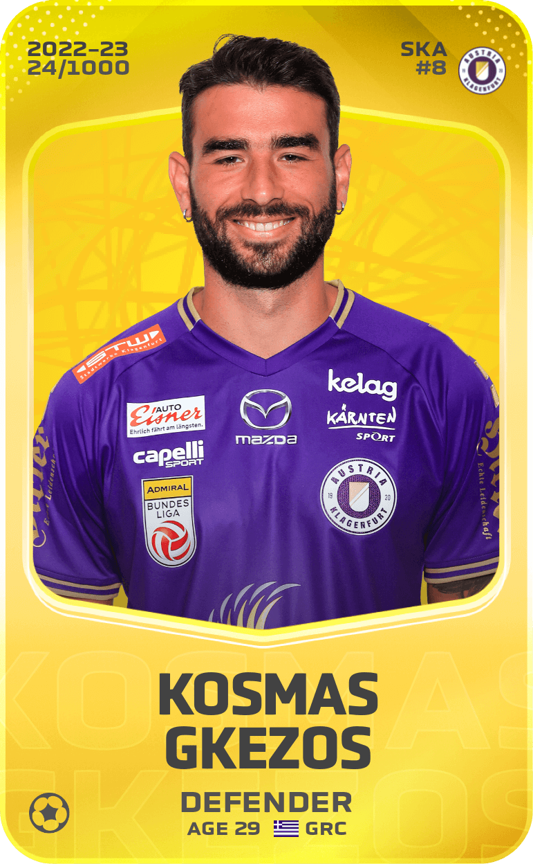 Kosmas Gkezos 2022-23 • Limited 24/1000