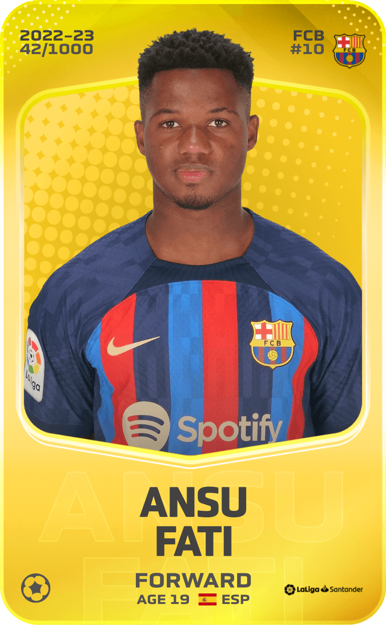 Ansu Fati 2022-23 • Limited 42/1000