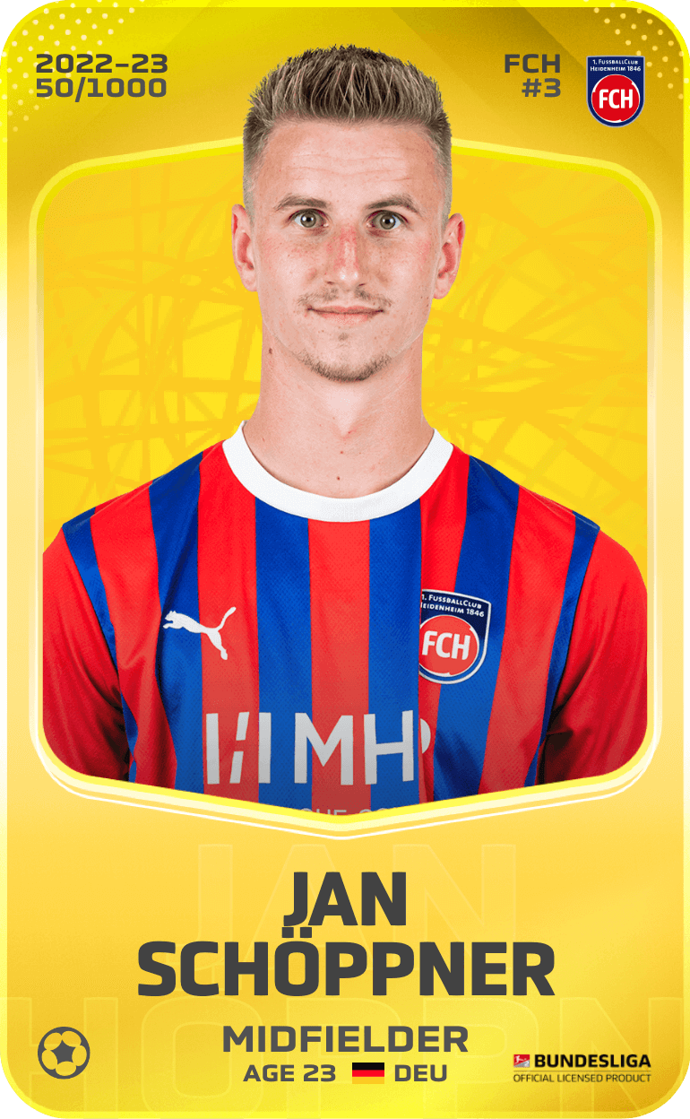 Jan Schöppner 2022-23 • Limited 50/1000