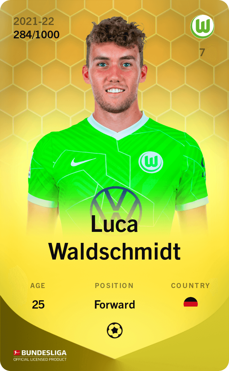 Luca Waldschmidt 2021-22 • Limited 284/1000