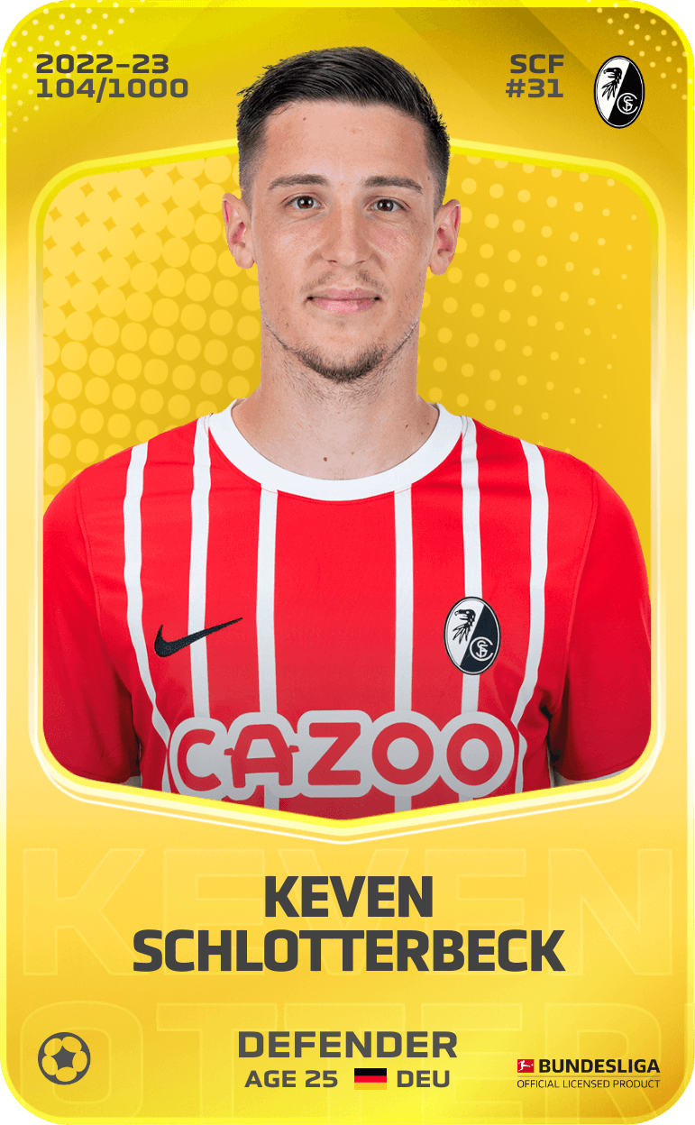 Keven Schlotterbeck 2022-23 • Limited 104/1000