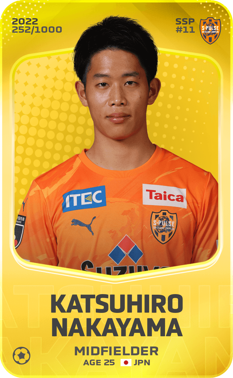 Katsuhiro Nakayama 2022-23 • Limited 252/1000