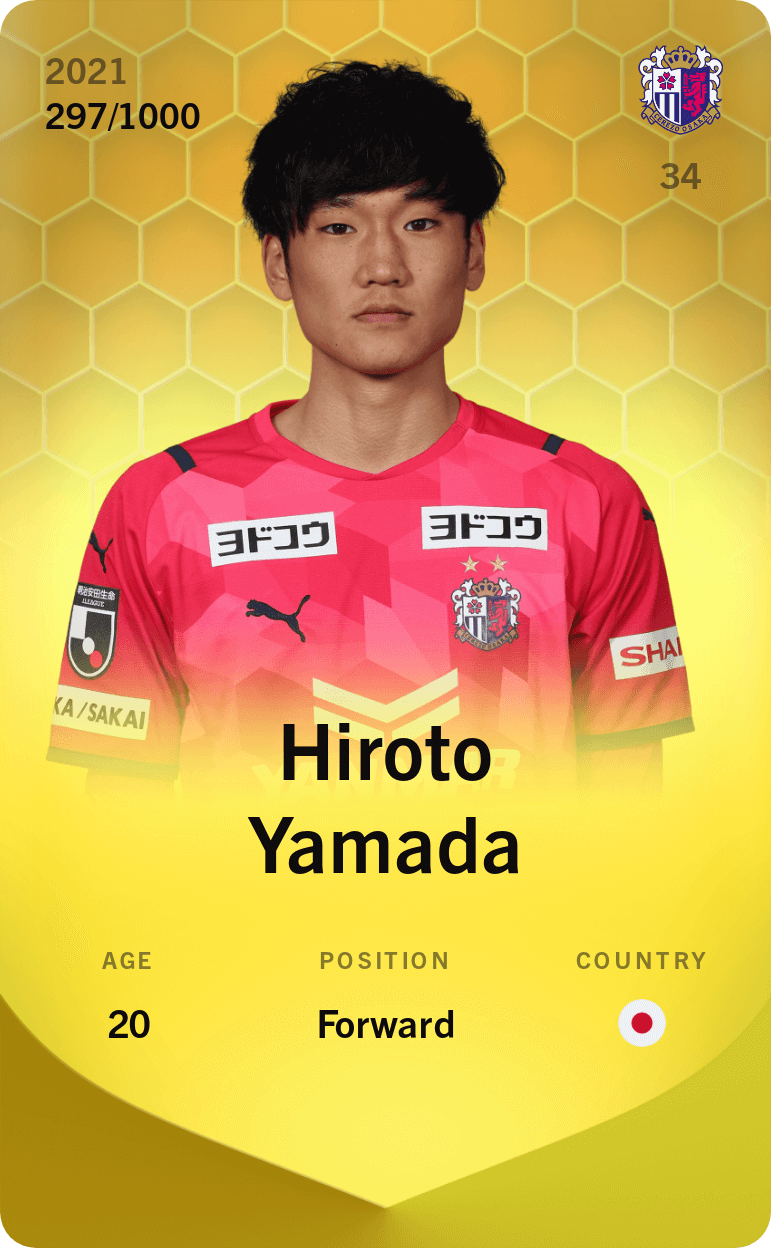 Hiroto Yamada 2021-22 • Limited 297/1000