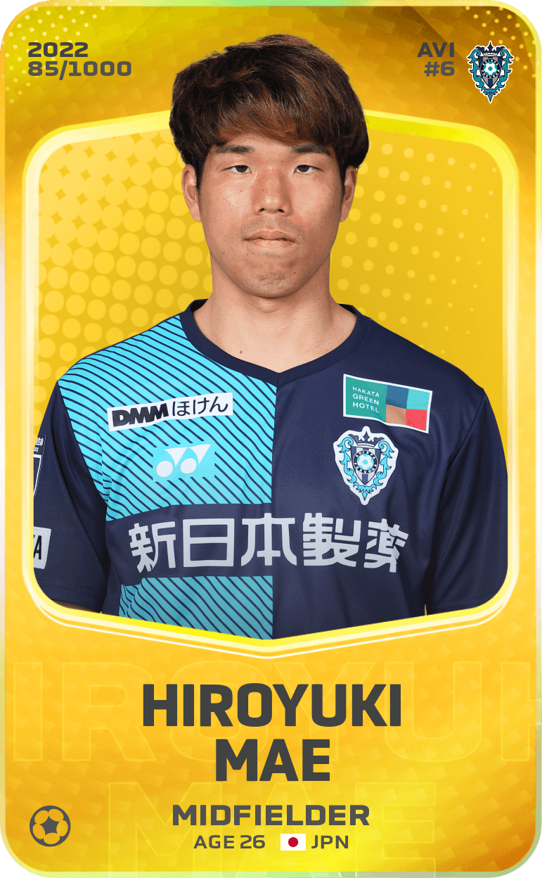 Hiroyuki Mae 2022-23 • Limited 85/1000