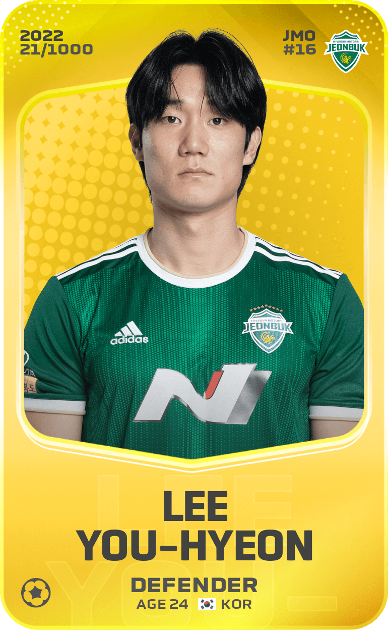 Lee You-Hyeon 2022-23 • Limited 21/1000