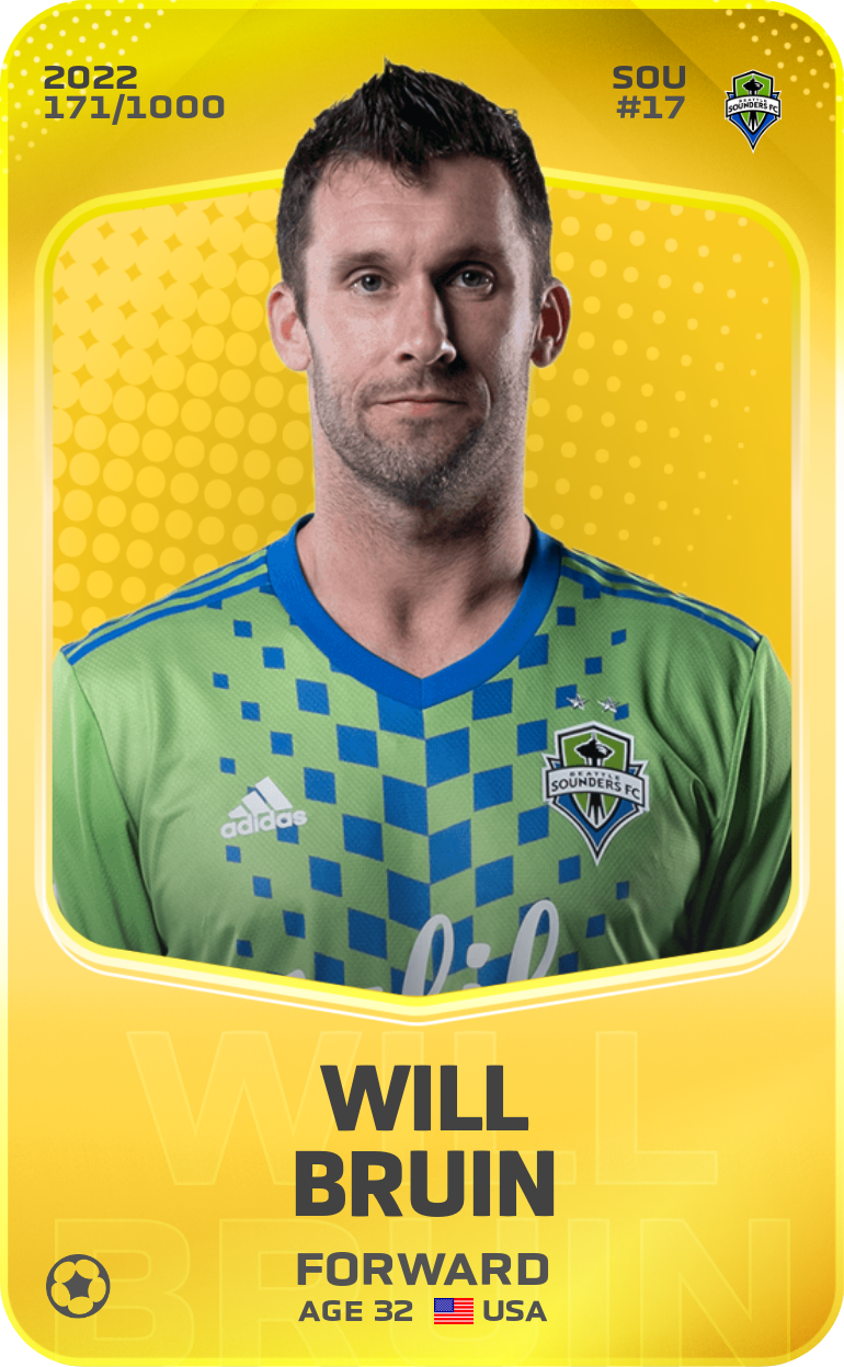 Sorare - Sorare Official - Will Bruin 2022-23 • Limited 171/1000 - NFT # 28721370057471750490660379454894424095921477798450548669210694501212440629723