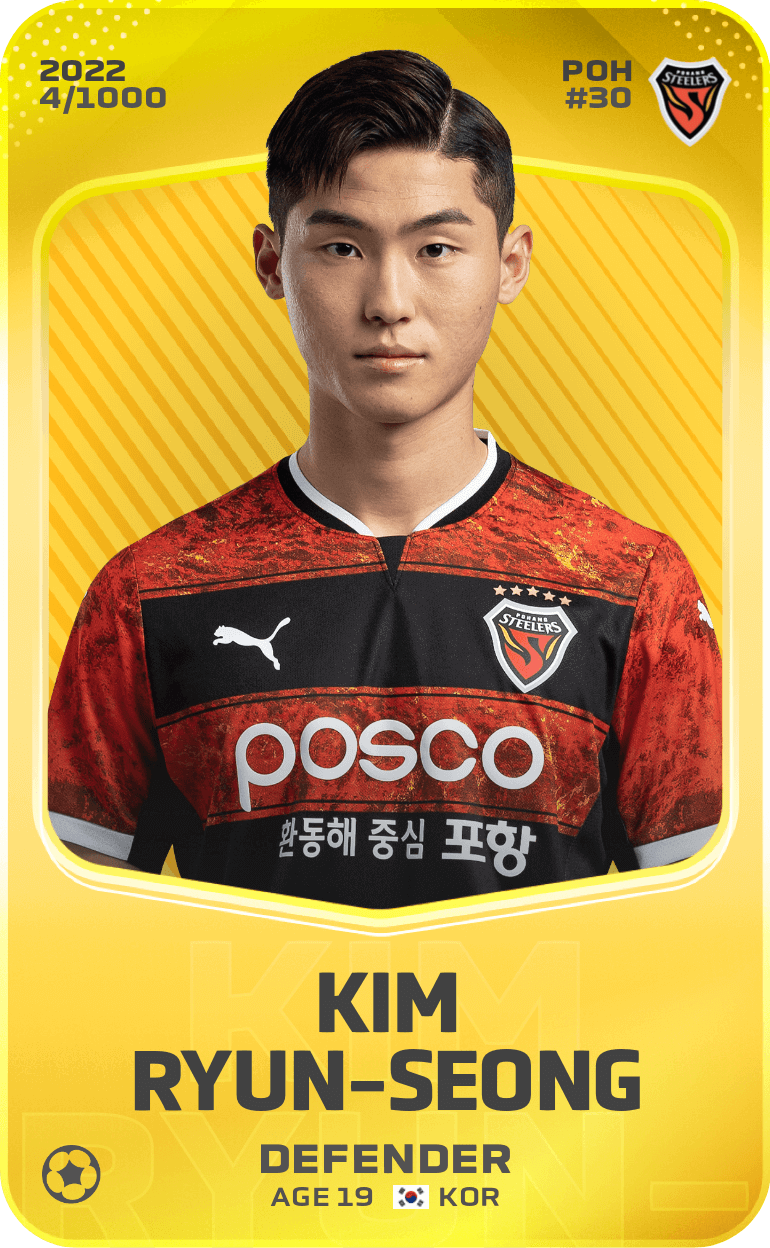 Kim Ryun-Seong 2022-23 • Limited 4/1000