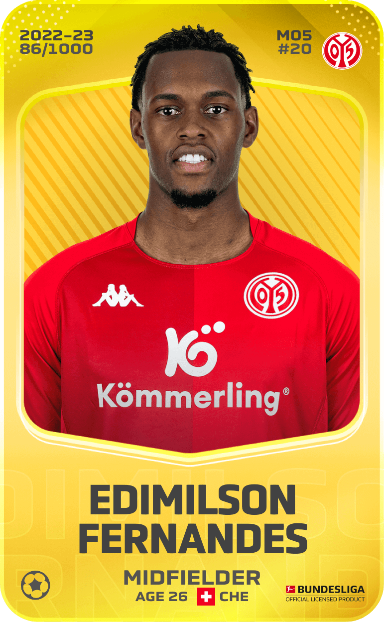 Edimilson Fernandes 2022-23 • Limited 86/1000