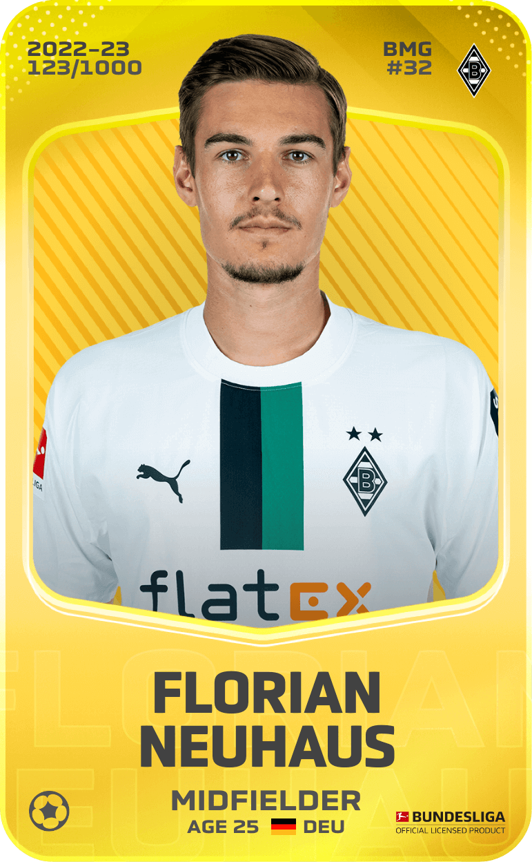 Florian Neuhaus 2022-23 • Limited 123/1000