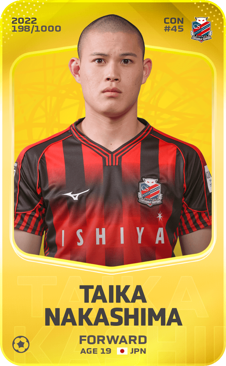 Taika Nakashima 2022-23 • Limited 198/1000