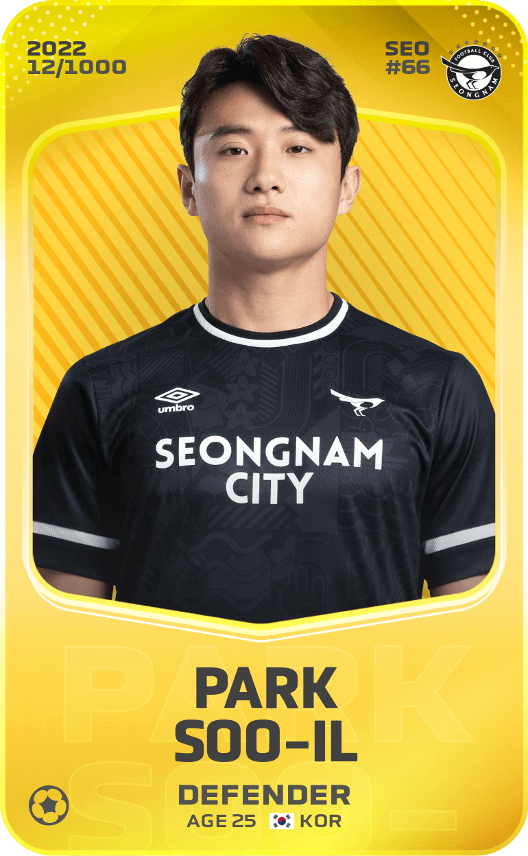Park Soo-Il 2022-23 • Limited 12/1000