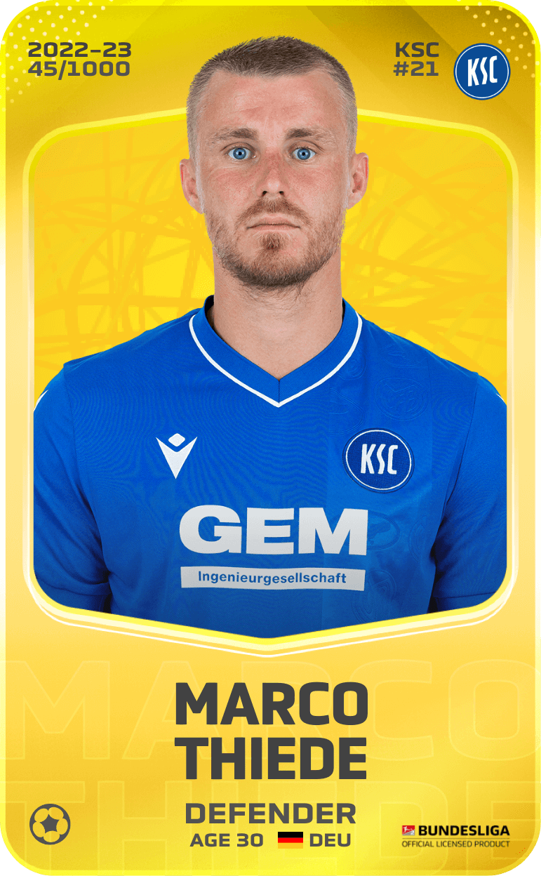 Marco Thiede 2022-23 • Limited 45/1000
