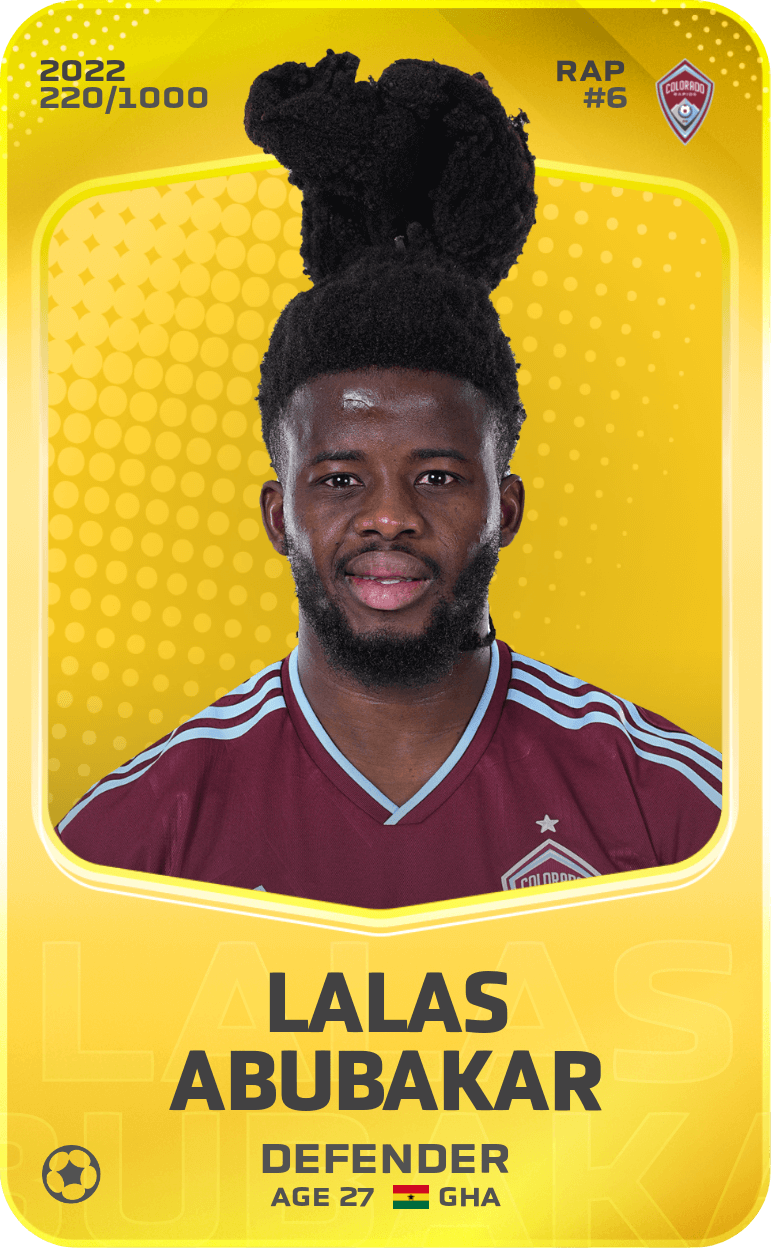 Lalas Abubakar 2022-23 • Limited 220/1000