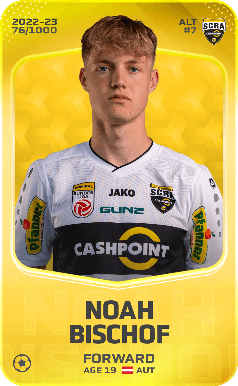 Noah Bischof 2022-23 • Limited 76/1000
