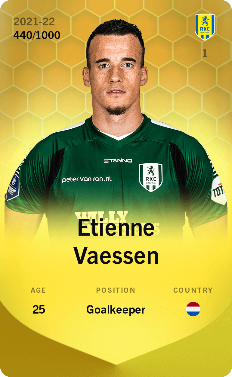 Etienne Vaessen 2021-22 • Limited 440/1000