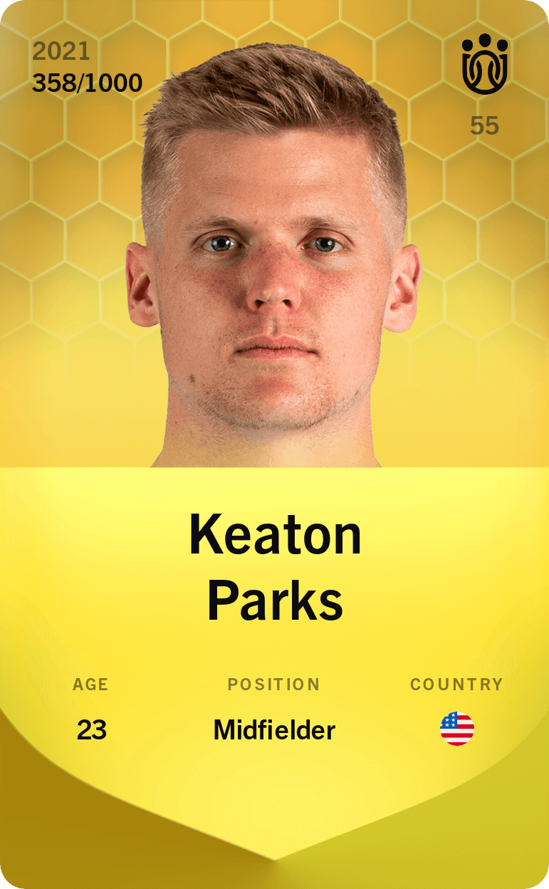Keaton Parks 2021-22 • Limited 358/1000