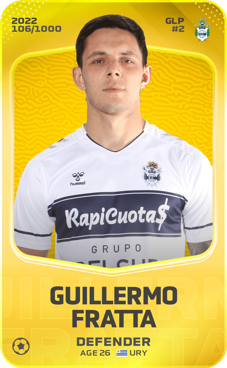 Sorare - Sorare Official - Guillermo Fratta 2022-23 • Limited 106/1000 - NFT # 12196098426248180313115140841822560886091051848979953102167488316771660398616