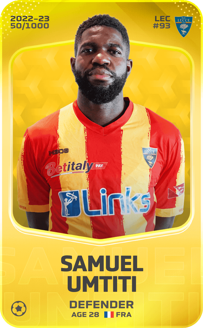 Samuel Umtiti 2022-23 • Limited 50/1000