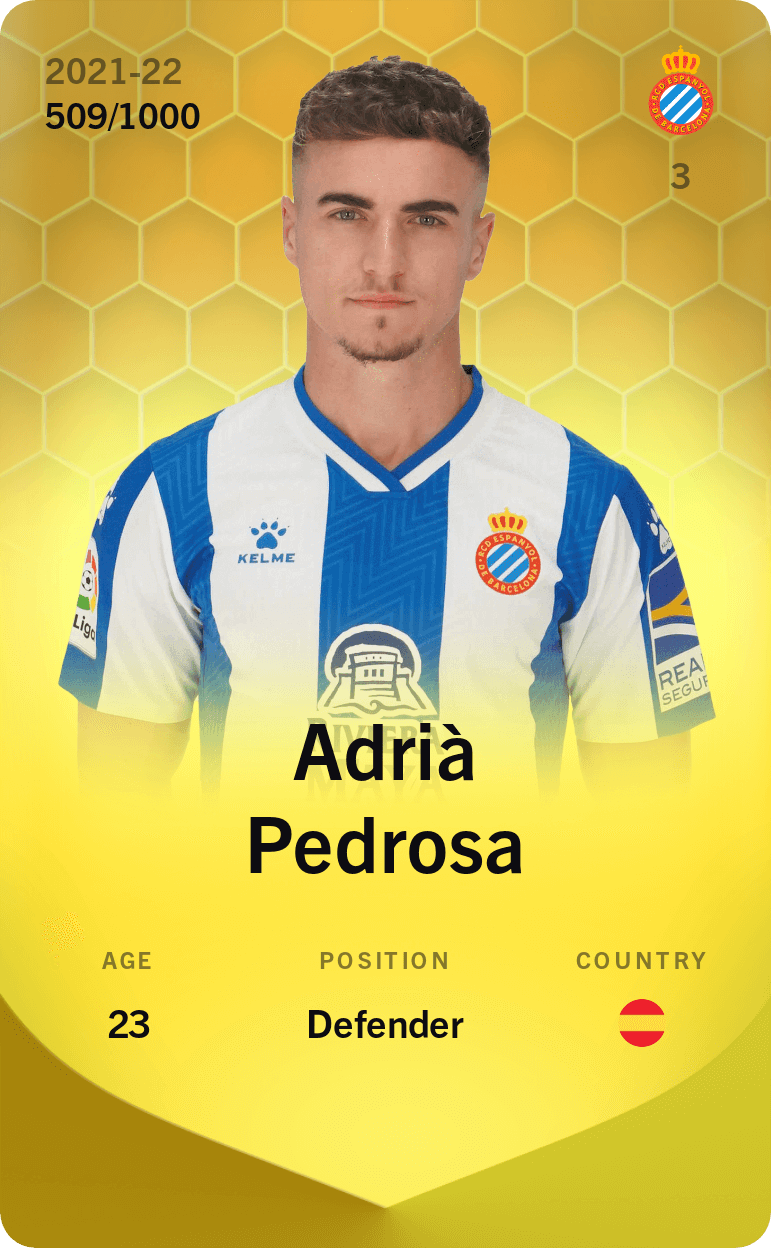 Adrià Pedrosa 2021-22 • Limited 509/1000