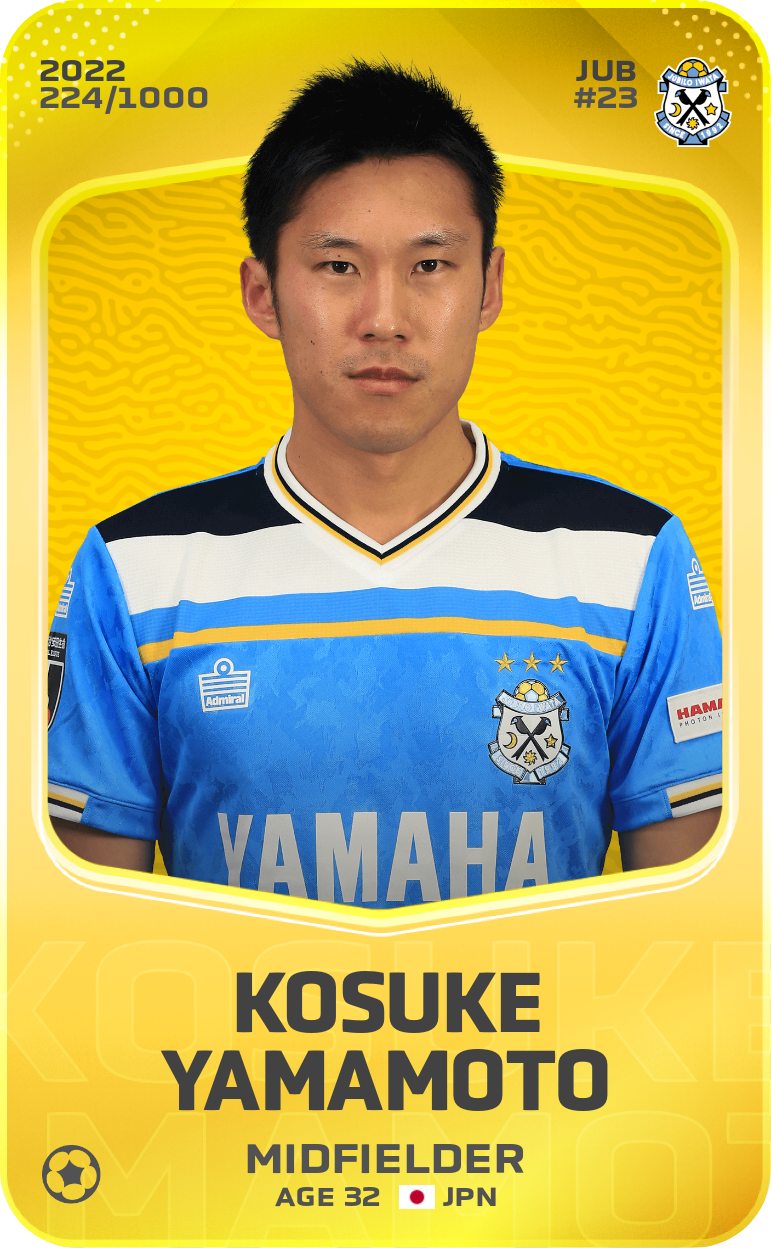 Sorare - Sorare Official - Kosuke Yamamoto 2022-23 • Limited 224/1000 - NFT # 111515369041252832858981959042009456314422659522021482152419927212505928376097