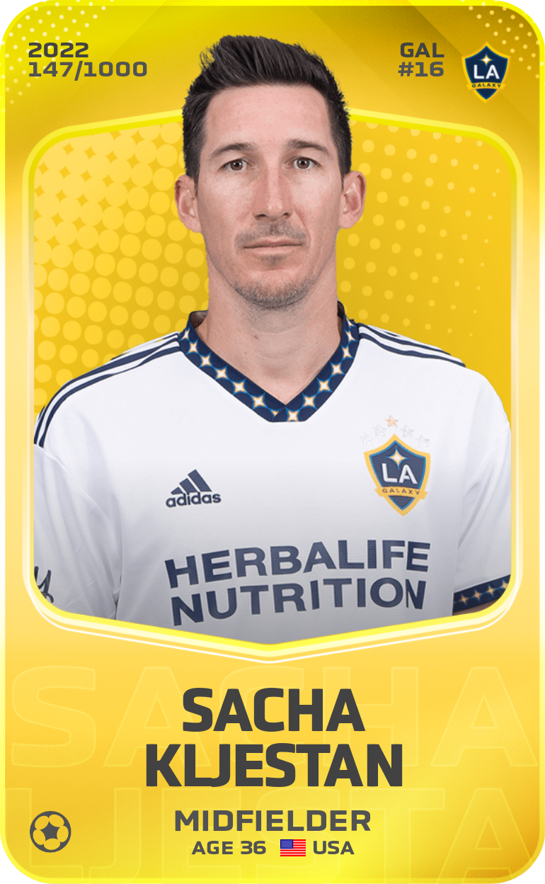 Sorare - Sorare Official - Sacha Kljestan 2022-23 • Limited 147/1000 - NFT # 65959146927545707784706318115487614645047971959796939101114942479861170929373