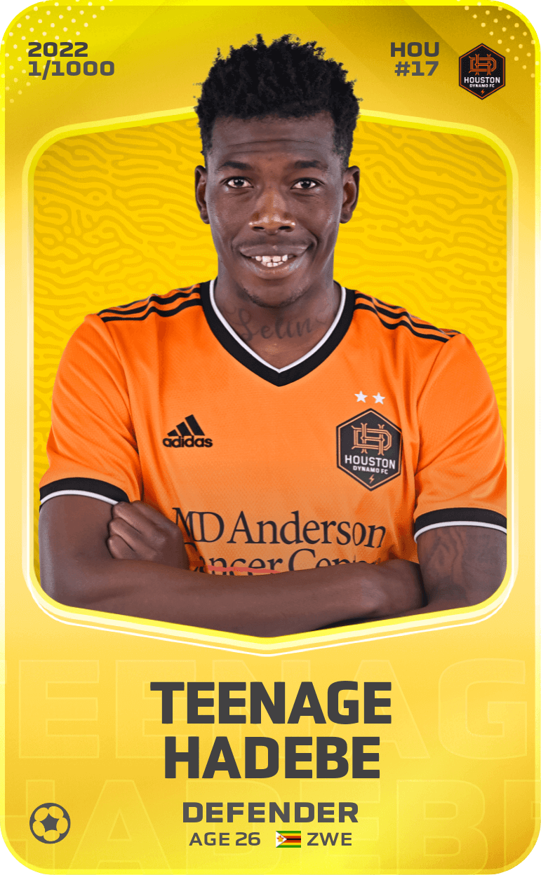 Teenage Hadebe 2022-23 • Limited 1/1000