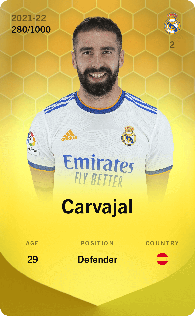 Carvajal 2021-22 • Limited 280/1000