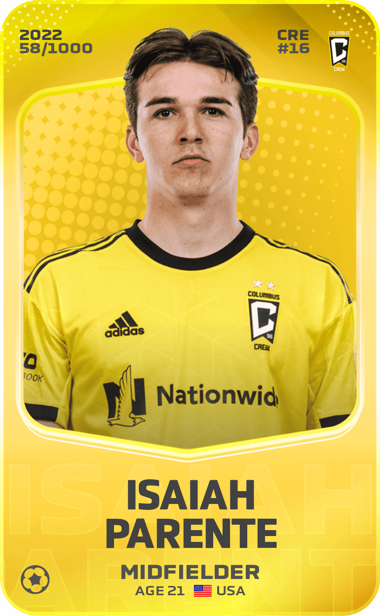 Isaiah Parente 2022-23 • Limited 58/1000