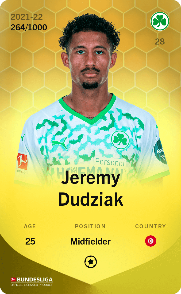Jeremy Dudziak 2021-22 • Limited 264/1000