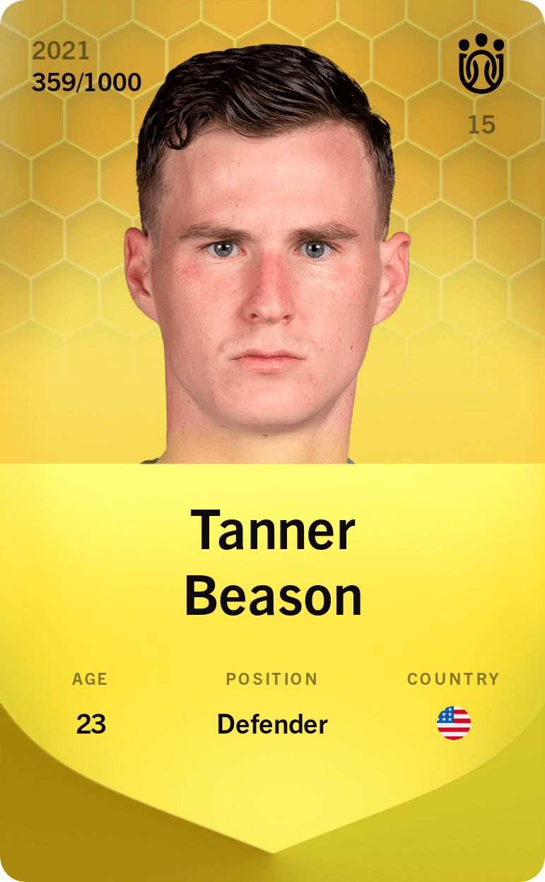 Tanner Beason 2021-22 • Limited 359/1000
