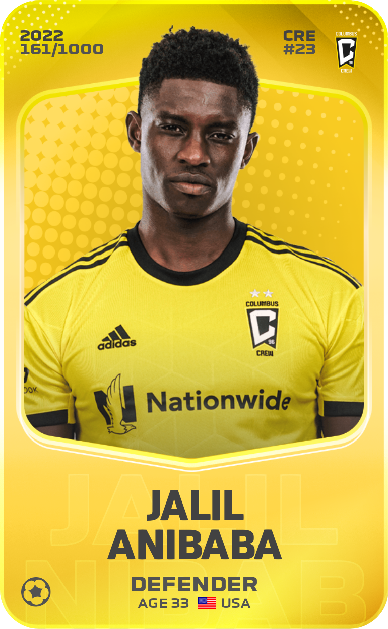 Sorare - Sorare Official - Jalil Anibaba 2022-23 • Limited 161/1000 - NFT # 64276301318779914118140664150328107016341675008668757536316178933790048152641