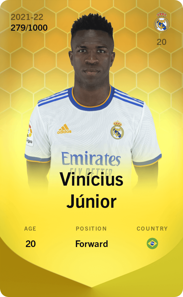 Vinícius Júnior 2021-22 • Limited 279/1000